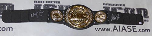 Urijah Faber & Anthony Pettis İmzalı WEC Oyuncak Şampiyonası Kemeri PSA / DNA COA UFC İmzalı UFC Çeşitli Ürünler