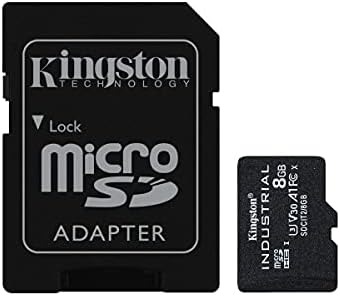 Kingston Endüstriyel 8 GB microSDHC C10 A1 pSLC Kart + SD Adaptörü SDCIT2 / 8 GB