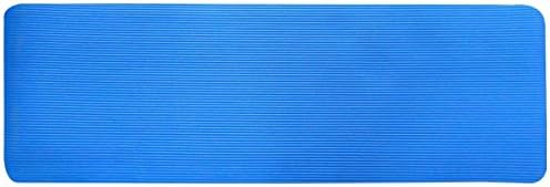 Günlük Essentials Tüm Amaçlı 1/2-İnç Yüksek Yoğunluklu Köpük Egzersiz Yoga Mat Anti-Gözyaşı ile Taşıma Askısı, Mavi