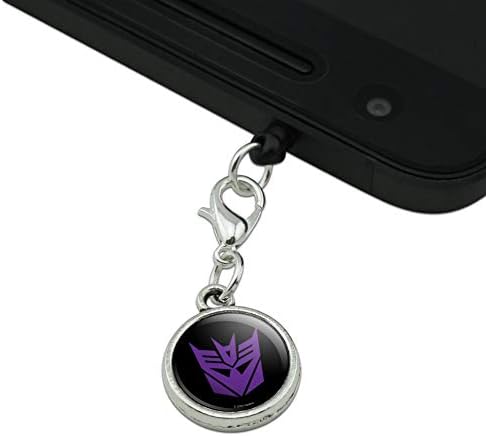 Transformatörler Decepticon sembolü cep telefonu kulaklık jakı çekicilik iPhone iPod Galaxy için uygun