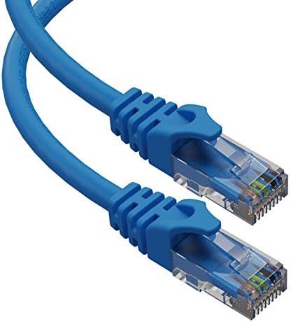 Cat6 Ethernet Kablosu, 20 ft-RJ45, LAN, UTP CAT 6, Ağ Kablosu, Yama, İnternet Kablosu - 20 Feet - Mavi