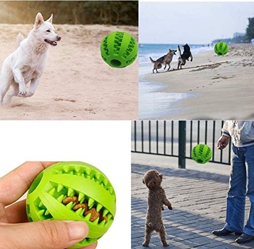 Köpek Oyuncak Top, Toksik Olmayan Bite Dayanıklı Oyuncak Top Pet Köpekler için Yavru Kedi, Köpek Pet Gıda Tedavi Besleyici