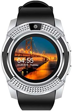 Smartwatch V8 Bluetooth Spor akıllı saat Kamera, Mesaj, Dokunmatik Ekran, Pedometre, Sedanter Hatırlatma, Uyku Monitörü, Anında