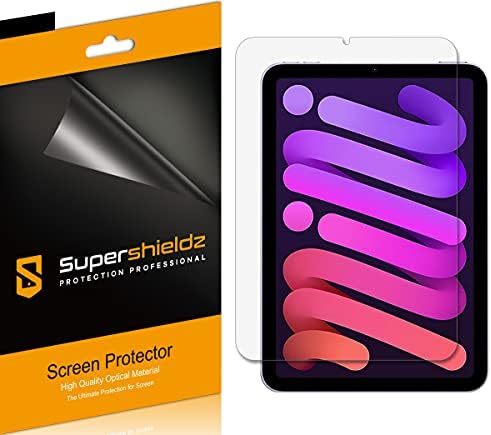 (3 Paket) Supershieldz Parlama Önleyici (Mat) Ekran Koruyucu Apple iPad Mini 6 8.3 İnç (2021, 6. Nesil)için Tasarlandı