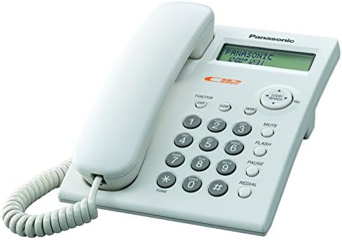 Arayan Kimlikli Panasonic KX-TSC11W Kablolu Telefon, Beyaz