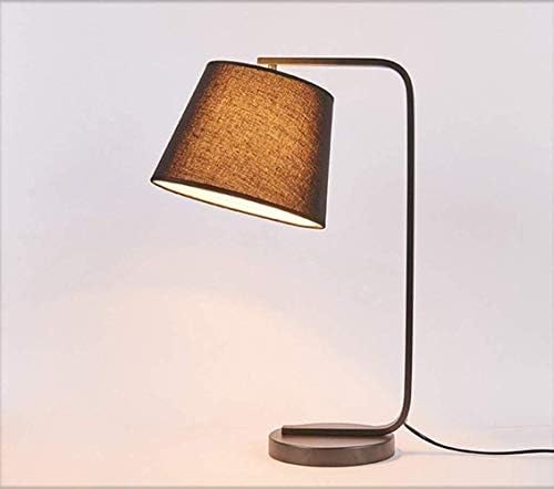 HSLMDSD masa lambaları, kişilik iskandinav ofis masa lambası, basit oturma odası dekoratif ışıklar siyah başucu okuma lambası,