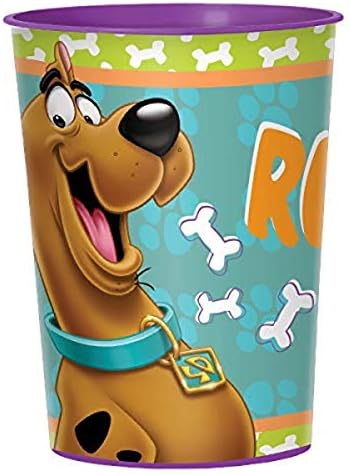 Scooby Doo Zoinks Çok Renkli Parti İyilik Plastik Bardak 16 Oz.