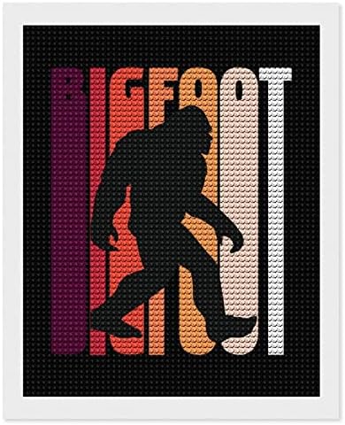 Vintage Retro Bigfoot İnanıyorum Yeti Özel Elmas Boyama Kitleri Boya sanat resmi by Numbers Ev Duvar Dekorasyonu ıçin 16x 20