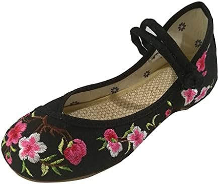 Kadın İlkbahar Yaz Şeftali Toka Rüzgar İşlemeli Bez Ayakkabı,Bayanlar Moda ve Rahat Olmayan Gemi Açık Sandalet