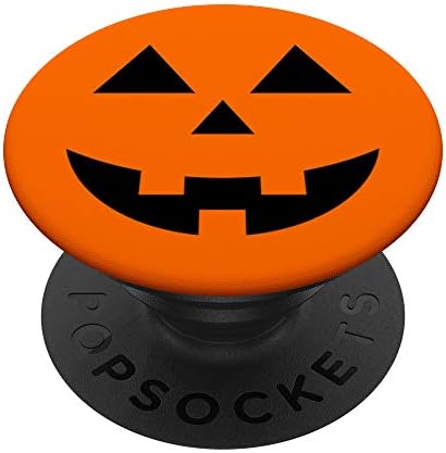 Ürkütücü Jack-O-Lantern Cadılar Bayramı Balkabağı PopSockets PopGrip: Telefonlar ve Tabletler için Değiştirilebilir Kavrama