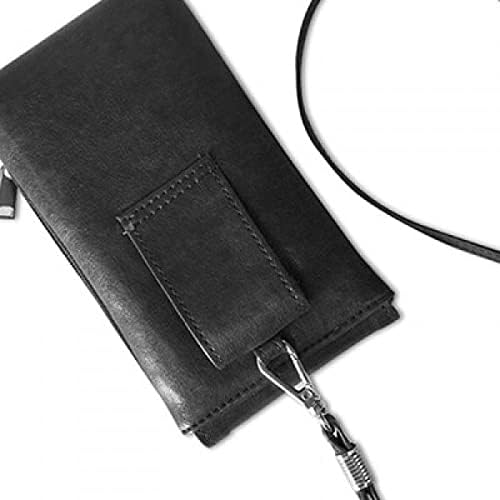 Gökyüzü kırmızı karanlık bulutlar Art Deco hediye moda telefon cüzdan çanta asılı cep kılıfı siyah cep