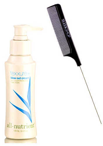 Tamamen Besleyici Texxure + Üfleme Kremi, Ağırlıksız Tutma, Saçları Yumuşatmak için Nemlendirici Şekillendirme Dokusu Kremi