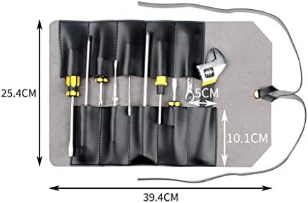 Newmind 10 Cep Aracı Rulo Organizatör - Anahtarı Organizatör Alet çantası - Roll Up Alet Çantası için Marangoz Aksesuarları-Siyah