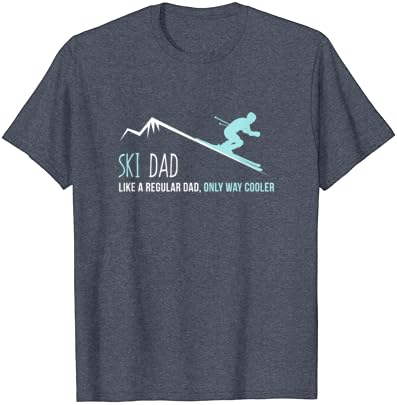 Kayak baba Komik sevimli Kış Kayak Hediye T-Shirt