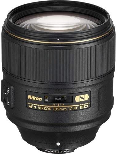 Nikon AF-S FX NIKKOR 105mm f/1.4 ED Lens Nikon DSLR Kameralar için Otomatik Odaklama ile (Sertifikalı Yenilenmiş)