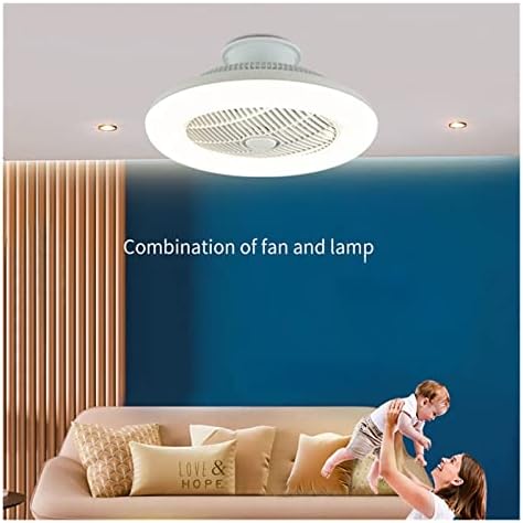 Işıkları ile tavan vantilatörü yatak odası tavan vantilatörü lamba basit ev görünmez uzaktan kumanda fan ışıkları ev dekorasyon