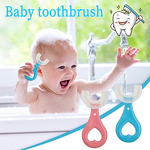Çocuklar için U Şekilli Diş Fırçası,Çocuklar Yumuşak Diş Fırçası, Tüm Ağız Bebek Diş Fırçası, Çocuklar için 360 Derece Temiz