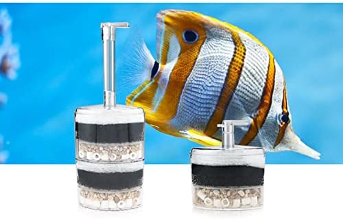 VALİNK Akvaryum Filtresi, akvaryum Hava Tahrikli Biyo Köşe sünger filtre için Fry Karides Nano Balık Tankı ile Havayolu Boru,