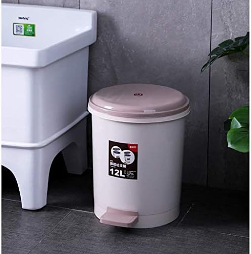 JYDQM Çöp Kutusu, Çöp Tenekesi Kapağa Basabilir İnce Çöp Kutusu Çıkarılabilir İç Çöp Kutusu, Ev, Mutfak ve Çamaşır Odası için