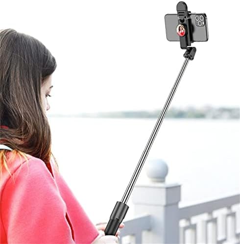 Lıanyao 6 in 1 Kablosuz Bluetooth Selfie Çubuğu, 2021 Yeni Selfie Çubuğu, Uzatılabilir Selfie Çubuğu Tripod,Çok İşlevli 360°Otomatik