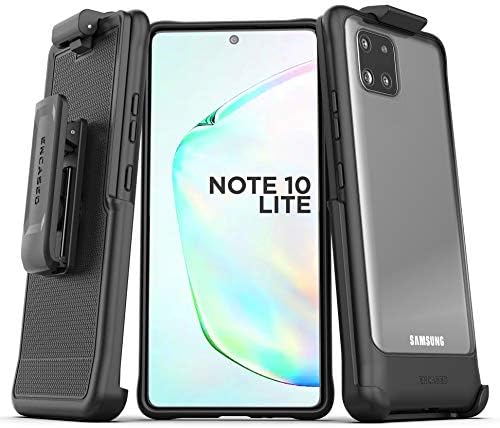 Kılıflı Galaxy Note 10 LİTE Kemer Klipsi Kılıfı (2020) Kılıflı İnce Şeffaf Arka Kapak (Samsung Note 10-LİTE Modeli)
