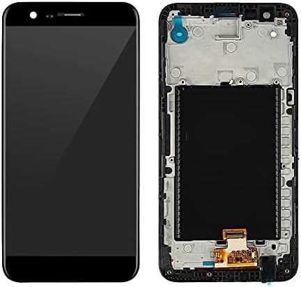 verizon LG K20 V VS501 / K20V LCD Ekran Meclisi Dokunmatik Ekran Digitizer Paneli Cam Değiştirme Aracı (Çerçeve ile) (Siyah)