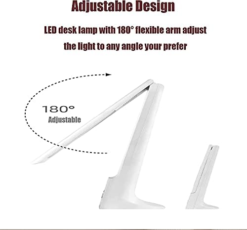 AIIOW Masa Lambaları Yatak Odası Oturma Odası Çalışma Ofis için LED Minimalist Masa Lambası Şarj Edilebilir Pil LED Masa Lambası,