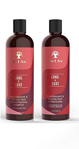 As I Am Long & Luxe Sıkılaştırıcı Şampuan + Saç Kremi 12oz Duo
