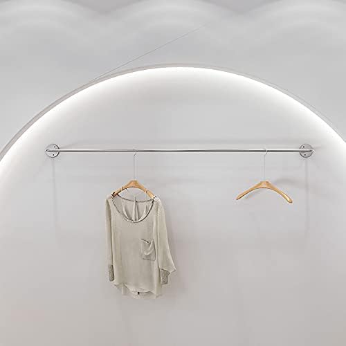 Duvara Monte Giyim Vitrini, Ağır Hizmet Tipi Giyim Depolama Giysi Rayı, Banyo Metal Kaplama Havlu Askısı, Çok Fonksiyonlu Gardırop