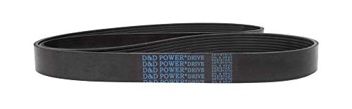 D & D PowerDrive 285J4 Poli V Kayış, 4 Bant, Kauçuk