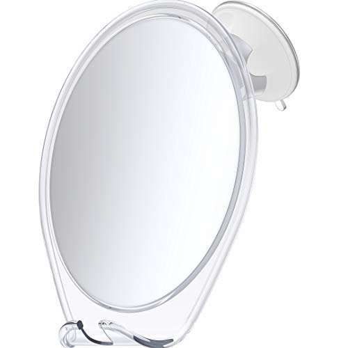 HoneyBull duş aynası Fogless Tıraş için - Emme ile, Jilet Tutucu için Duş ve Döner, Aynalar, Duş Aksesuarları, banyo Aynası,