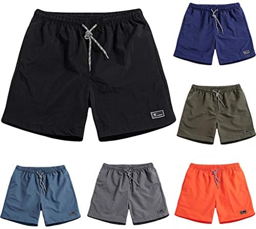 Kısa Pantolon Erkekler Yaz Spor Şort Çabuk Kuruyan Rahat Plaj Pantolon Artı Boyutu Spor Pantolon Koşu Şort ile Cep