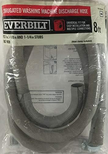 Everbilt 8 ft. Oluklu Çamaşır Makinesi Boşaltma Hortumu-Yeni