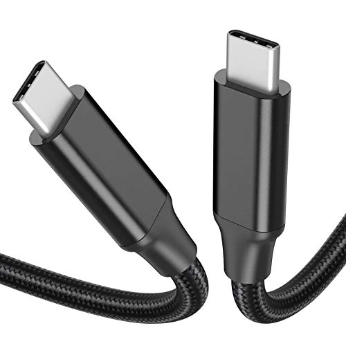 USB C için USB C Kablosu,3.1 Gen 2 USB-C Kablosu 10ft-4 K UHD 20 Gbps USB C Kablosu 100 W PD Hızlı şarj kablosu Thunderbolt