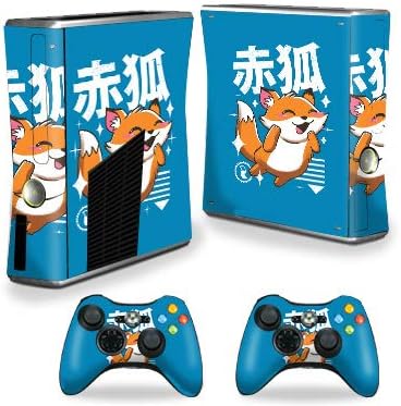 Xbox 360 S Konsolu ile Uyumlu MightySkins Cilt - Fox Kawaii / Koruyucu, Dayanıklı ve Benzersiz Vinil Çıkartma sarma Kapağı