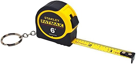 Stanley FMHT33706W Fat Max Anahtarlık Bandı Kuralı, 1/2 inç x 6 Fit