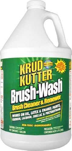 Krud Kutter BW01 Temiz Fırça Yıkama Temizleyici ve Hafif Kokulu Yenileyici, 1 Galon