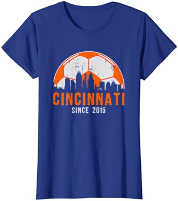 Cincinnati Skyline Futbol FC Futbol Ohio Tişört