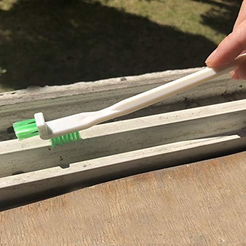 Coralpearl Tiny Pencere Kapı Parça Oluk Boşluğu Temizleme Fırçalayın Fırça Seti Programı Derin Detay Scrubber Temizleyici Aracı
