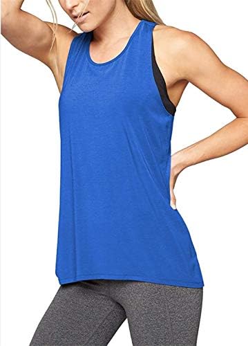 Kyerıvs Egzersiz Üstleri Kadınlar için Örgü Yoga Tankı Üstleri Spor Gömlek koşu Kıyafetleri