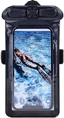 Vaxson Telefon Kılıfı Siyah, Şanslı LUCKYLAKER Y2020-CWLA ile Uyumlu Taşınabilir Sonar Balık Bulucu Su Geçirmez Kılıfı Kuru