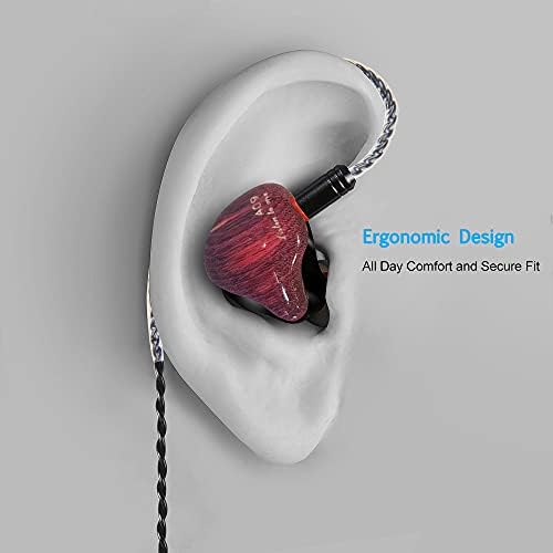 kulak İçi Monitörler, DCMEKA Kablolu Kulakiçi Kulaklıklar, MMCX Çıkarılabilir Kablolara Sahip Kulak İçi Kulaklık Çift Sürücüleri,