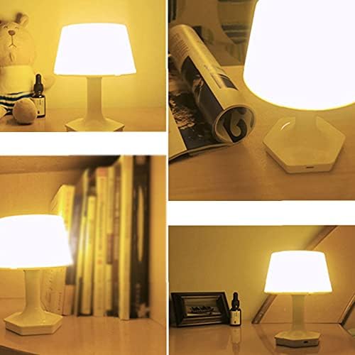LED Gece Lambası USB Şarj Edilebilir Masa Lambası Çoklu Zamanlama 10 Seviye Parlaklık masa lambası Lamba Gölge ile Çocuklar