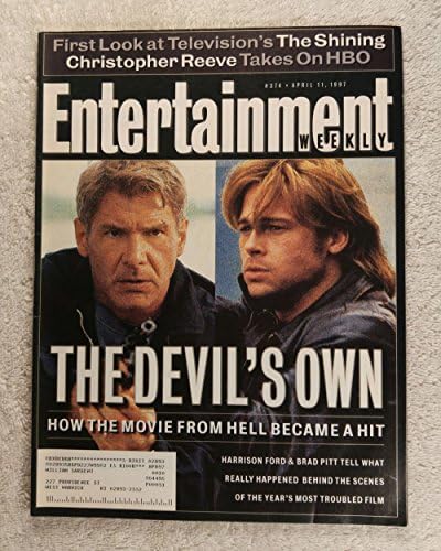 Harrison Ford & Brad Pitt-The Devil's Own-Cehennemden Gelen Film nasıl Hit Oldu-Entertainment Weekly - 374-11 Nisan 1997