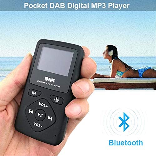 XWWS MP3 Çalar, taşınabilir MP3 Çalar Spor Müzik Çalar Radyo Alıcısı Bluetooth MP3 Çalar Destek TF Kart Oynamak için Kulaklık