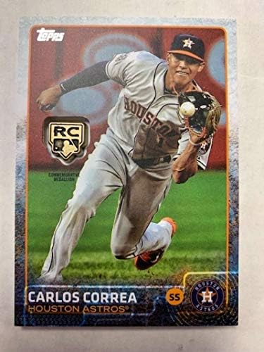 2020 Topps Retrospektif Çaylak Kart Logosu Madalyon Üretilen Emanetler Beyzbol RCR-CC Carlos Correa Houston Astros Resmi MLB