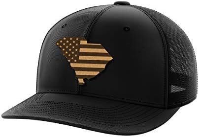 Güney Carolina Birleşik Deri Yama Şapka