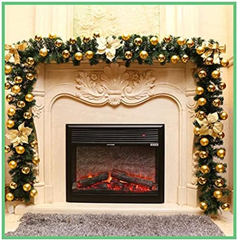 YFQHDD Moda Noel Rattan çelenk 2.7 M LED ışık çiçek ışık şeridi süs çiçek Bant tatil dekorasyon (Renk: D, boyutu: 2.7 m)