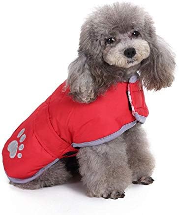 Leowow Geri Dönüşümlü Köpek Kış Ceket Sıcak Köpek Giyim Pet Kış Ceket Küçük Orta Büyük Köpekler için (XS - 3XL)