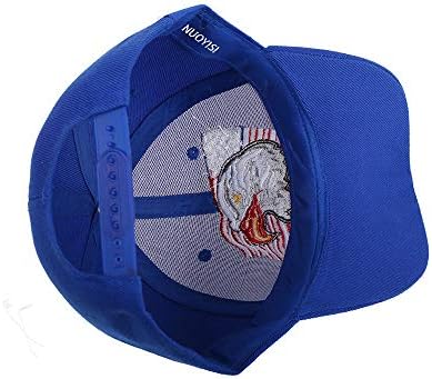 NUOYISI Nakış Vatansever ABD Kartal Amerikan Bayrağı Klasik Baba Şapka Ayarlanabilir beyzbol şapkası Pamuk Strapback Kap şoför